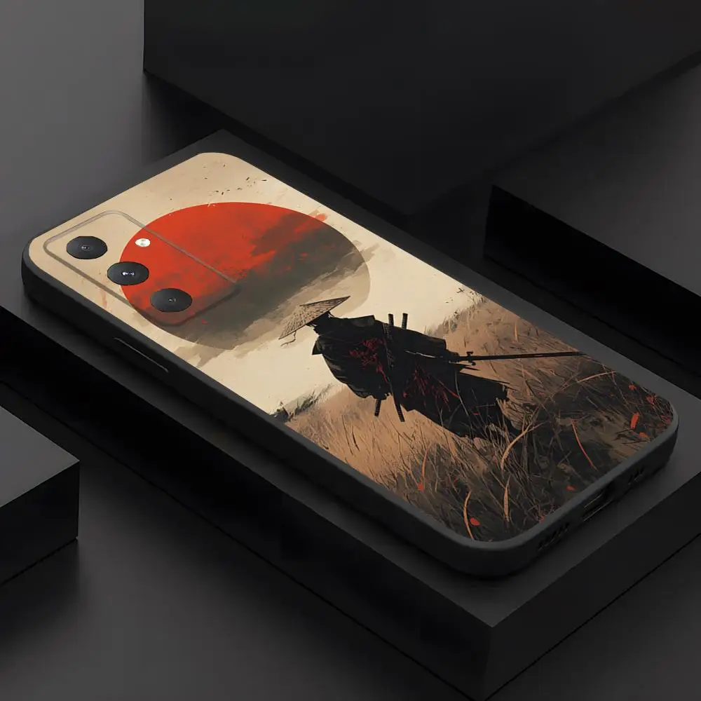 Japanese Samurai Art Phone Case - Stylish Protective Back Cover
