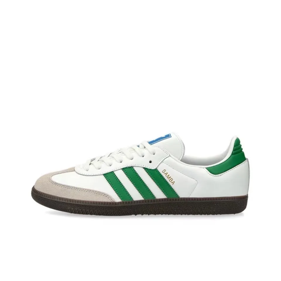 Zapatillas clsicas de cuero suave con plataforma deslizante para hombre y  mujer de Adidas Samba OG, zapatillas planas Wales Bonn Pony en tono,  deportes al aire libre y | Walmart en lnea