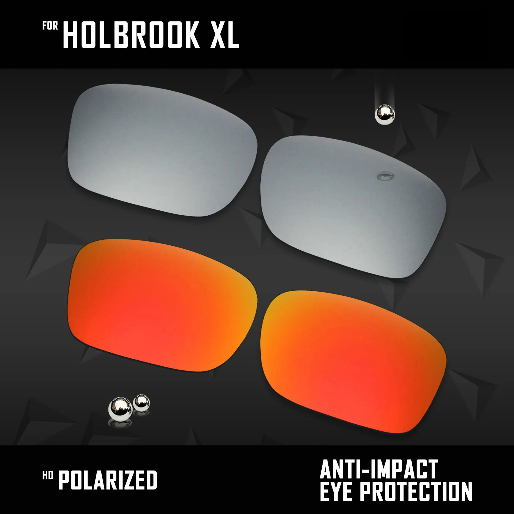 OOWLIT Polarized Replacement Lenses for Sunglasses - Assorted Colors