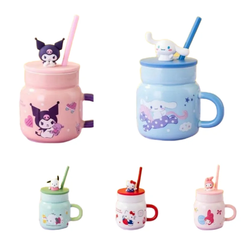 

Милая соломенная кружка Hello Kitty в стиле «Моя Мелодия»