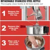 Commercial Popcorn Machine, 8 Oz Kettle, 850 W Countertop Popcorn Maker for 48 Cups per Batch, Theater Style Popper 5