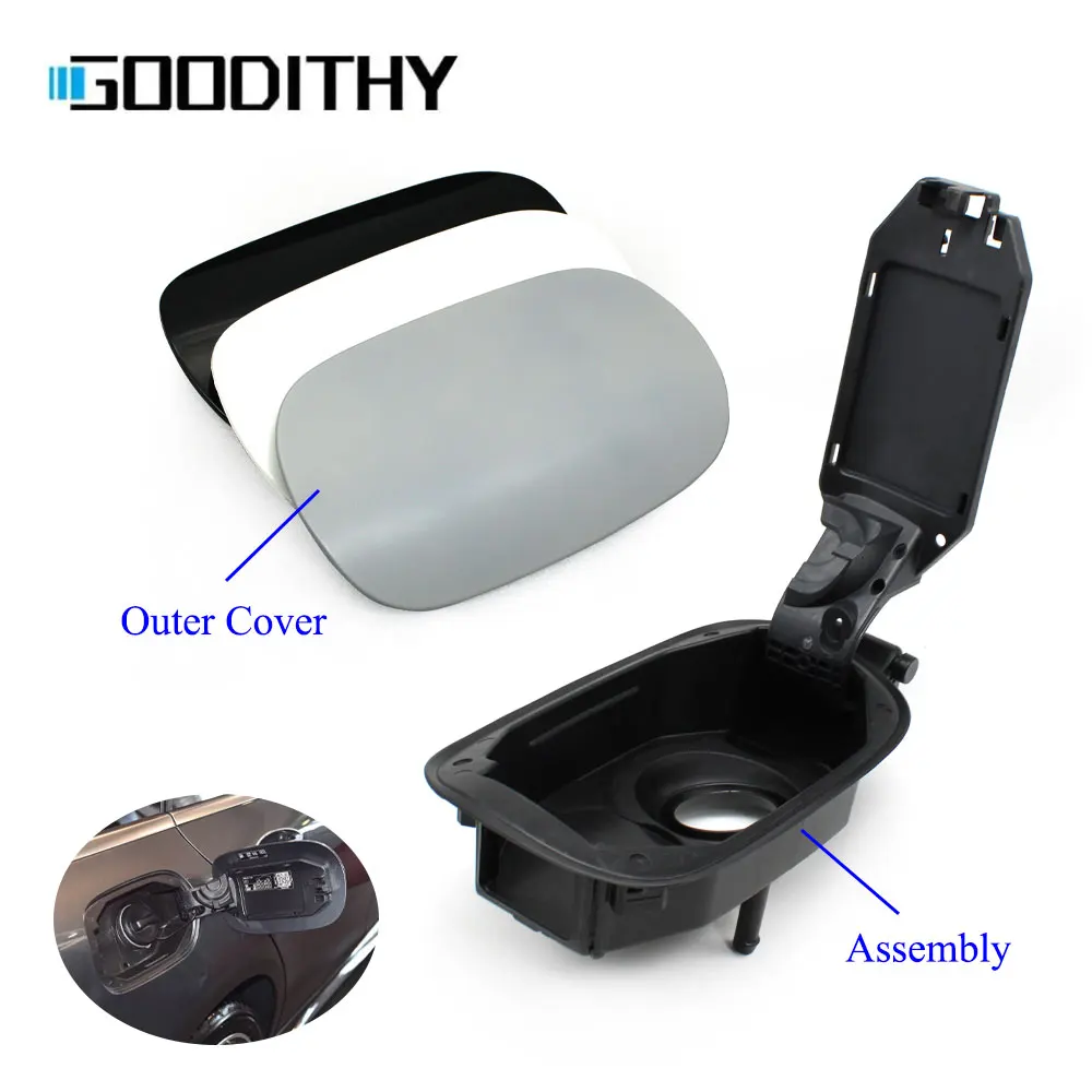Car Exterior Fuel Tank Cover For Mercedes-Benz E-Class W213 E200L E300L E320L E260L 2016-2021 Filler Tank Cover Accessories - 34 - View #3