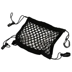 Motorcycle Universal Luggage Net Hold Down Fuel Tank Motorbike Helmet Mesh Web Bungee Black Cargo Net Car Styling