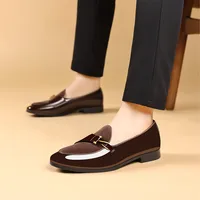 Men's Casual Business Loafers High Quality Luxury Leather Shoes f 3