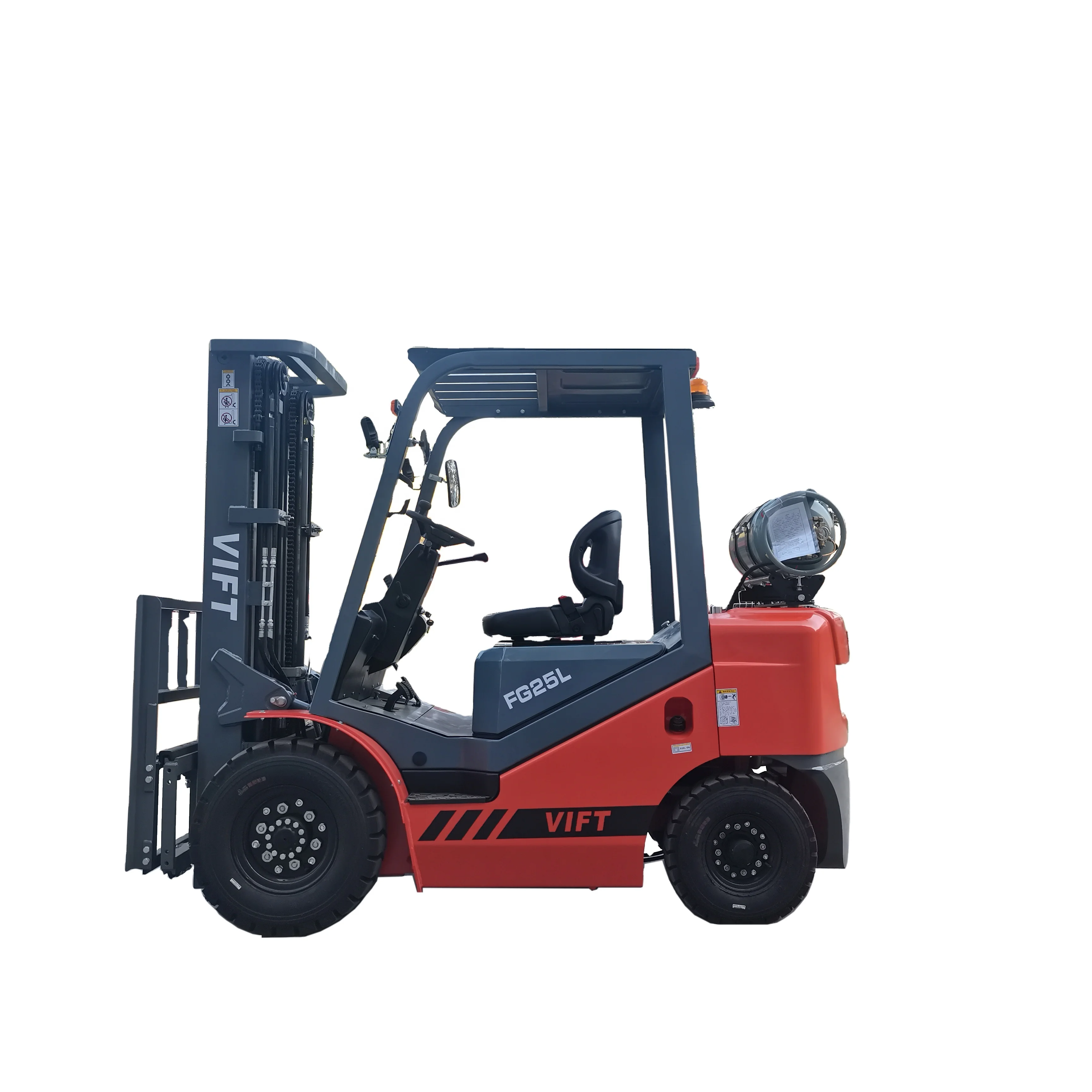 New Forklift 2 Ton 2.5 Ton Tier 4 Engine 5000 lb LPG Gas Lift Truck Propane Forklift