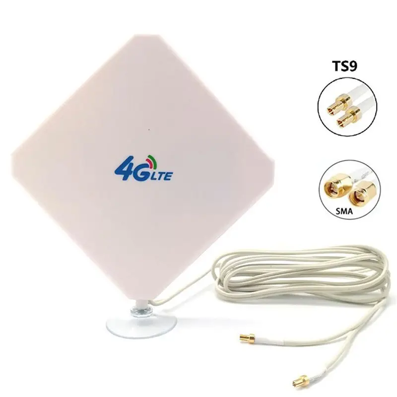 A34M-Hi-Gain 3G 4G LTE 야외용 35Dbi 지향성 광대역 MIMO 와이파이 안테나 2미터 RG174 케이블 안테나 (라우터용)