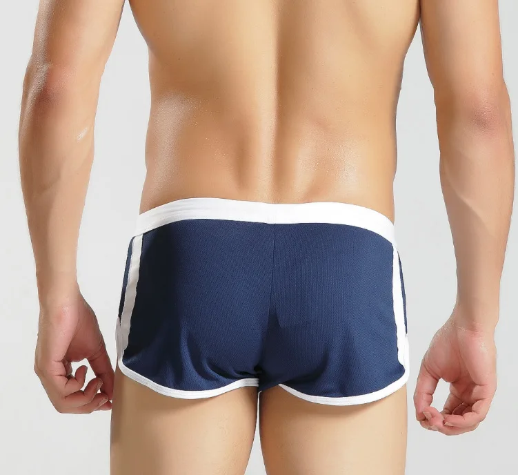Summer Swimsuit Beach Wear Men Underwear Sports Board Shorts Swim Trucks Thin Drawstring Boxers Casual Arrow Pants Quick Drying