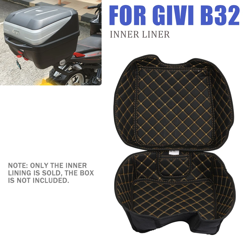 オートバイの後部座席バッグ,givi b32 b32用のポータブルで圧縮可能なインナーライナーパッド,保護トランク,サイドケース,アクセサリー