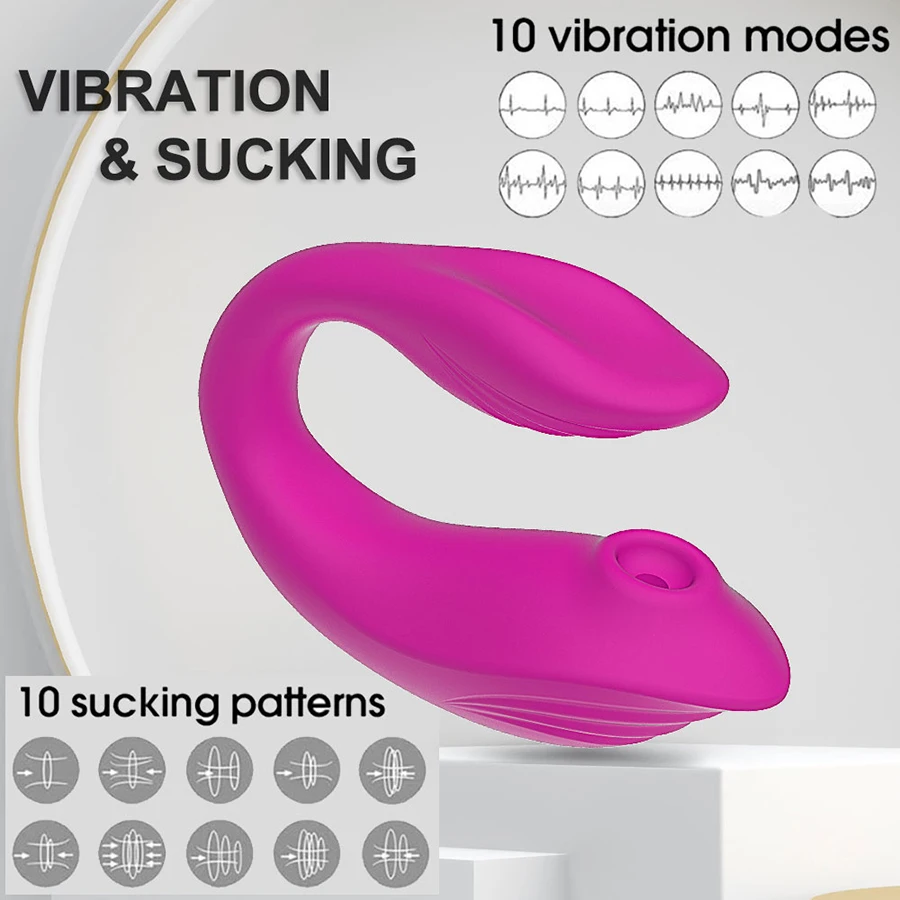 Remote Wearable Vibrator for Woman Oral Sucking Clit Nipple Vibrating Silicone Vaginal Massage Adult Sex Toys Female Masturbator