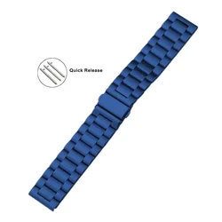 Starlight Stainless Steel Watch Band Strap for 20mm (Blue)
