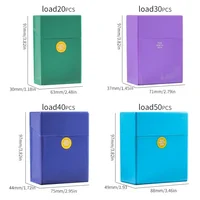 20/30/40/50pcs Cigarettes In Large Capacity Portable Plastic Storage Box Moisture-proof Sealed Cigarette Case 1