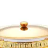 Round Chafing Dish Catering Food Warmer Catering Buffet Warmer Set for Soup 5