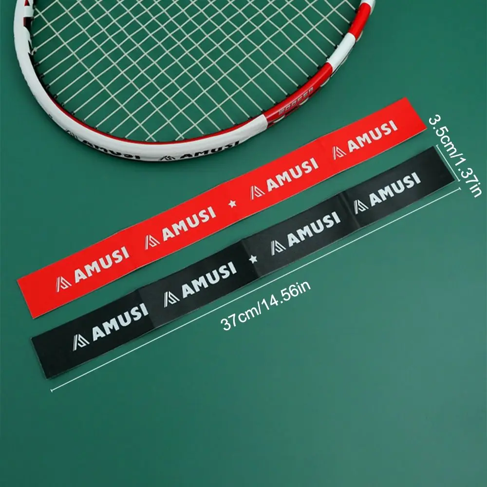 PU Tennis Racket Head Sticker Multicolor Reduce Impact and Friction Protective Sticker Sport Supplies Tennis tennis accessories
