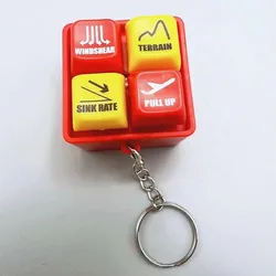 Pilot Crew Alert Keychain with EGPWS Sound and LED Safety Button - Aviation Enthusiast Glow Gift (Style 1)