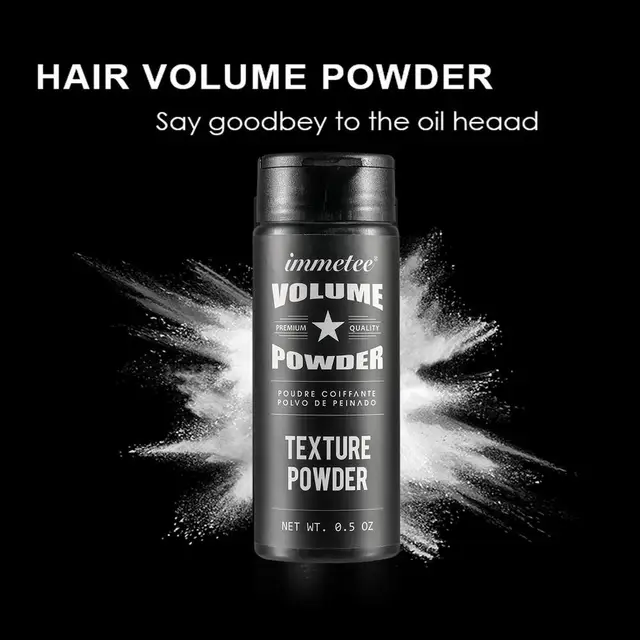 Fluffy Hair Powder Volumizing Mattifying Fiber Powder for Men and Women Styling Tool for Added Volume and Texture