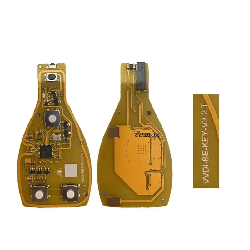 Xhorse VVDI BE Key XNBZ01EN For Mercedes Benz BGA NEC V3.2 PCB Remote Key Chip Improved Version Smart 315MHz/433MHz green board