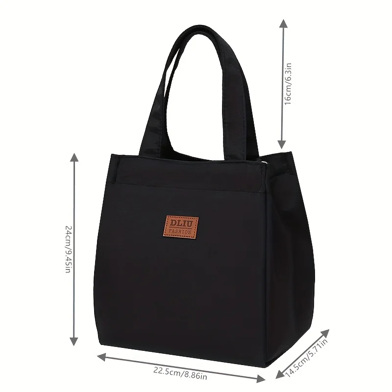 Satchel Lunch Tote Box, Lightweight Portable Lunch Storage Bag, School Office Picnic Lunch Purses and Handbags, Bags for Women