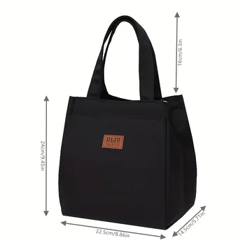 صندوق حمل الغداء، حقيبة تخزين الغداء المحمولة خفيفة الوزن، محافظ وحقائب الغداء والنزهات المدرسية، وحقائب اليد للنساء 4