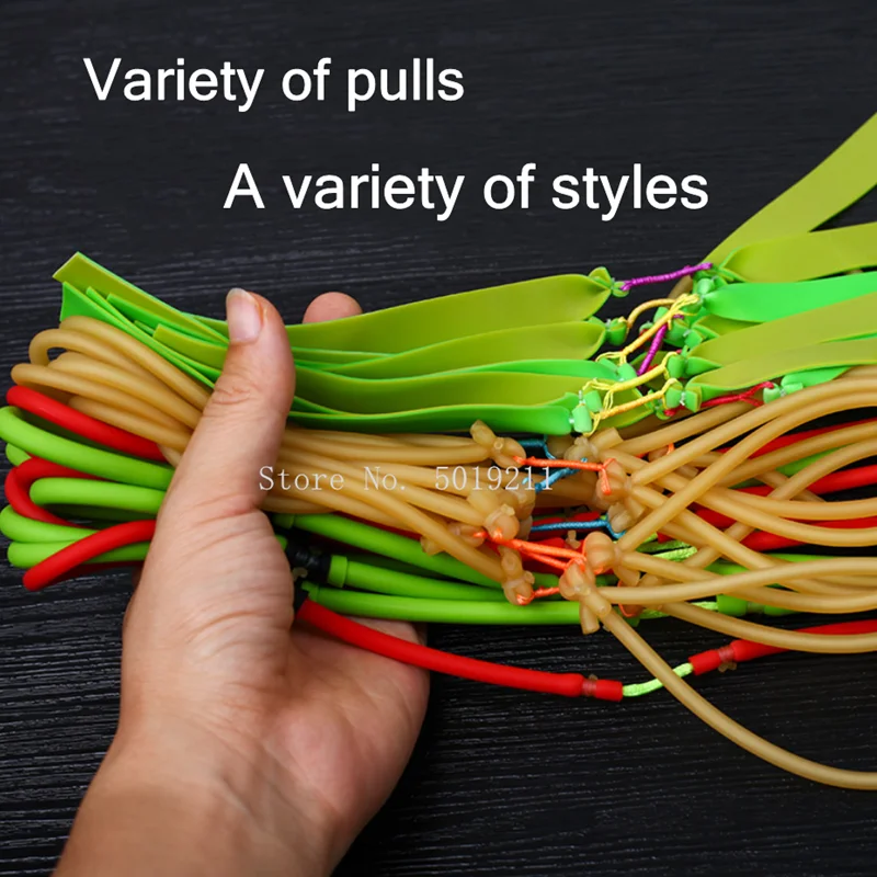Highquality Elastic Shoot Fish Rubber Band Hunting Slingshot