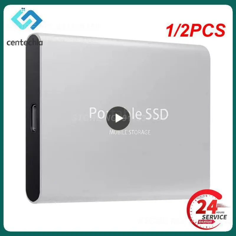 1/2 Pz 1Tb Disco Rigido Esterno Type-C Ad Alta Velocità Usb3.1 2Tb 4Tb 8Tb Ssd Storage Disco Rigido Portatile Per Laptop