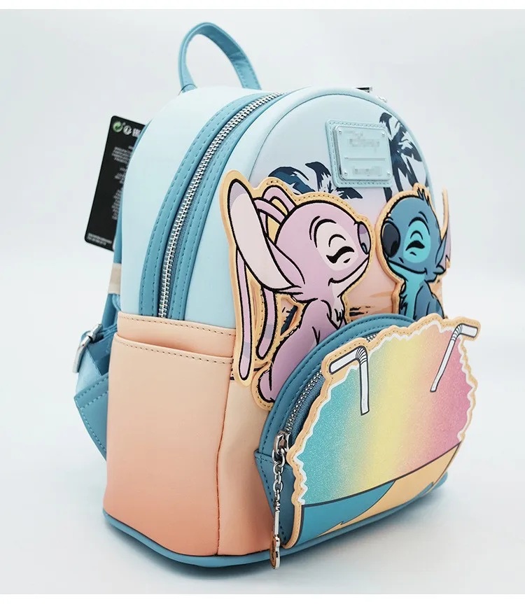 Disney Loungefly Stitch Disney Lilo And Stitch Snow Cone Date Night Womens  Double Strap Shoulder Bag Mini Backpack Stitch - AliExpress