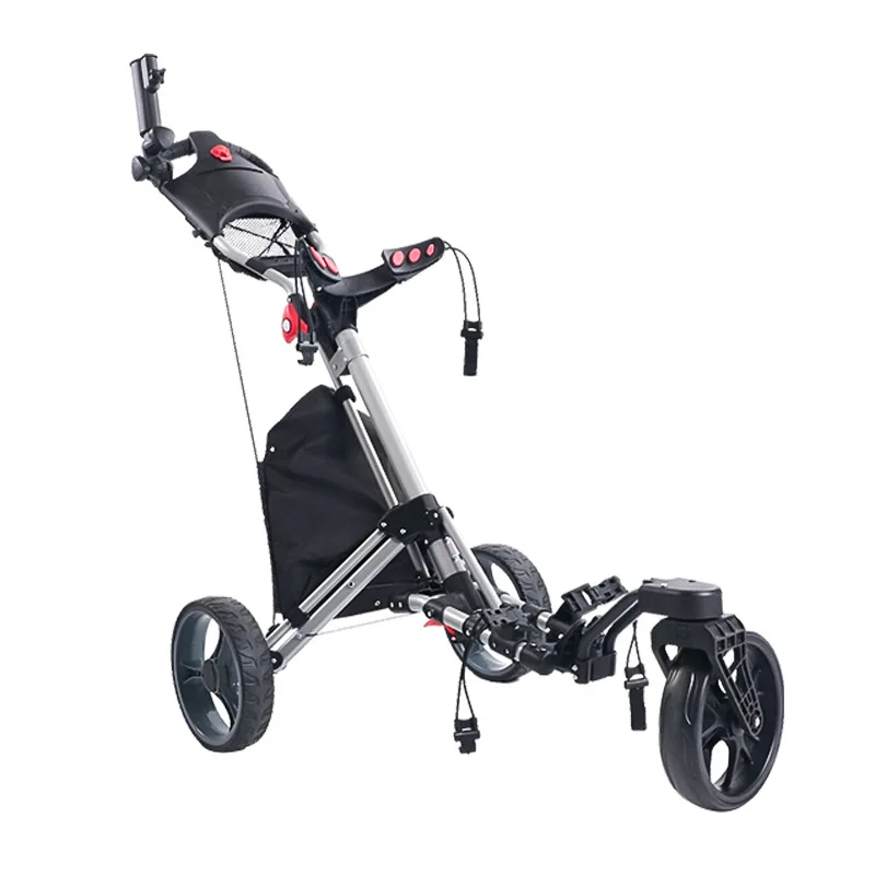 The New Golf Tricycle Golf Cart Foldable And Easy To Store Universal Wheel Cart Trolley