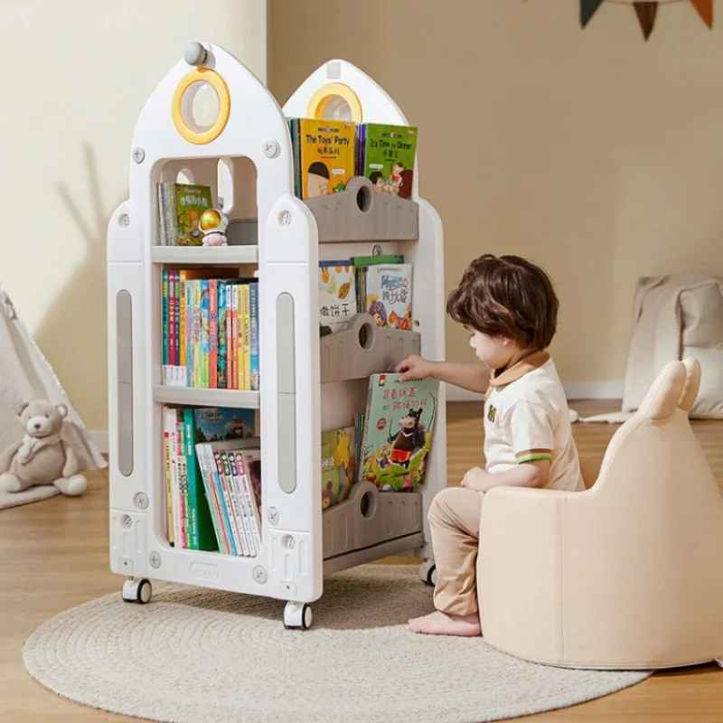 Children Bookshelf Children's Book Toy Organizer Bookshelf Bookcase Child Storage Shelves Boekenkasten Voor Kids Kids Furniture