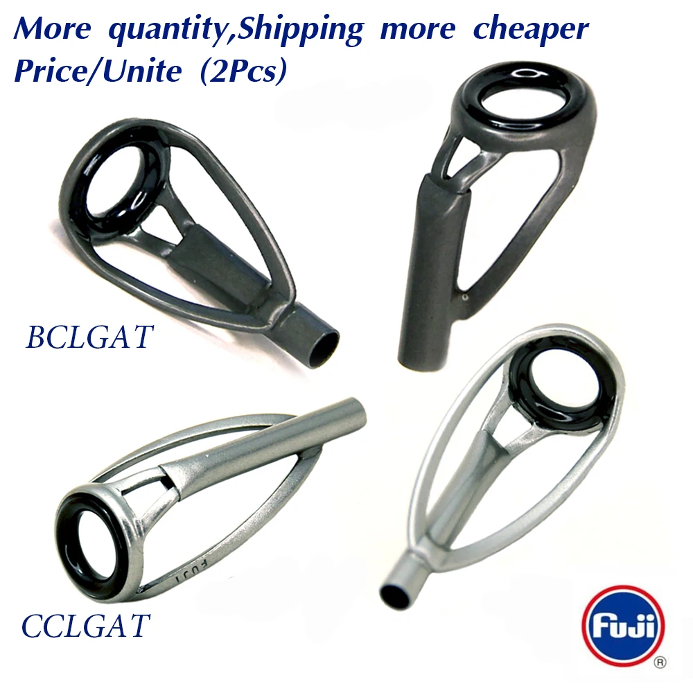 OriginalFujiTipTopAlconiteGuide2pcsLGStainlessSteelFramefor