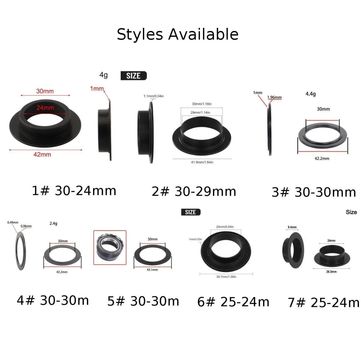 Bicycle Bottom Bracket Adapter Bike Side Cover Patcher For DUB For BSA BB Cycling Replacement Parts