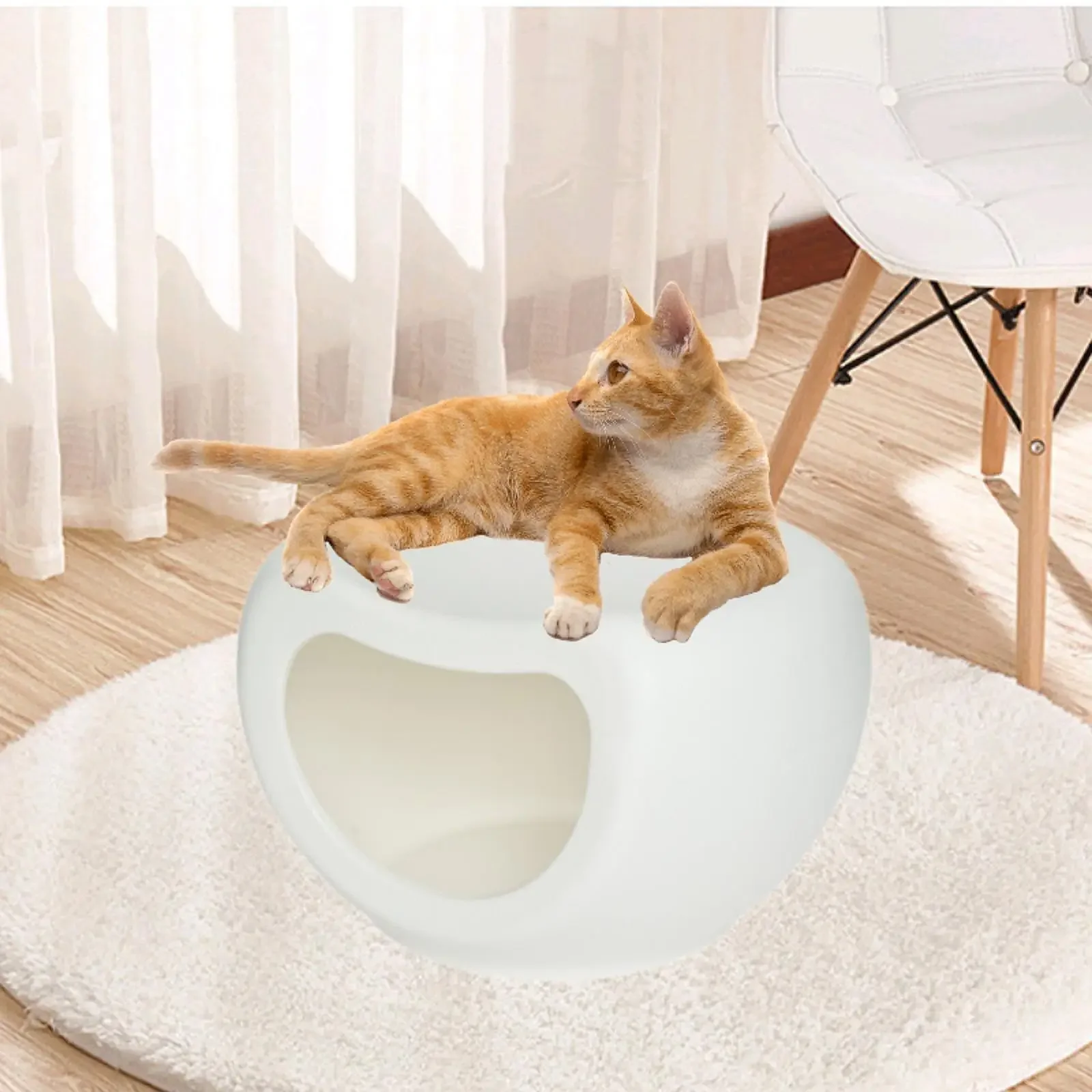 Cat House Cat Hideaway, Indoor Sleeping Autumn Cat Shelter Cave Bed for Bunny, Hedgehog, Chihuahua Pomeranian Cat House Cat Hideaway, Indoor Sleeping Autumn Cat Shelter Cave Bed for Bunny, Hedgehog, Chihuahua Pomeranian