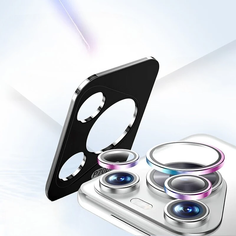 Premium Camera Lens Protector - Aluminum Alloy & Tempered Glass