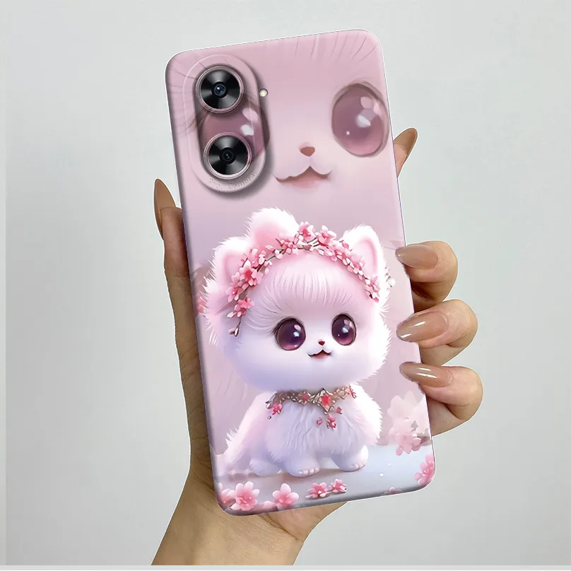 Aesthetic Flowers Silicone Soft Protective Phone Case