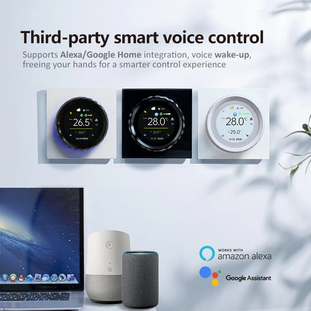 TERMOSTATO TOUCHSCREEN LCD, Regolatore di Temperatura Programmabile per