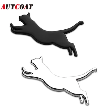 1 Pezzo Adesivo per Auto a Forma di Gatto, Emblema in Metallo, Decalcomania per Veicoli, SUV, Moto, Furgoni, Camion, Finestre, Frigoriferi, Laptop