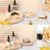 Square Qtip Holder Acrylic Bathroom Vanity Countertop Storage Box Organizer Canister Jar for Cotton Swabs, Rounds Balls, Makeup 3