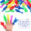 Ejection Chick Toys Light Finger Prank Bouncy Flying Ejection Toys Catapult Launch Rubber Slingshot Turkey Sticky 2