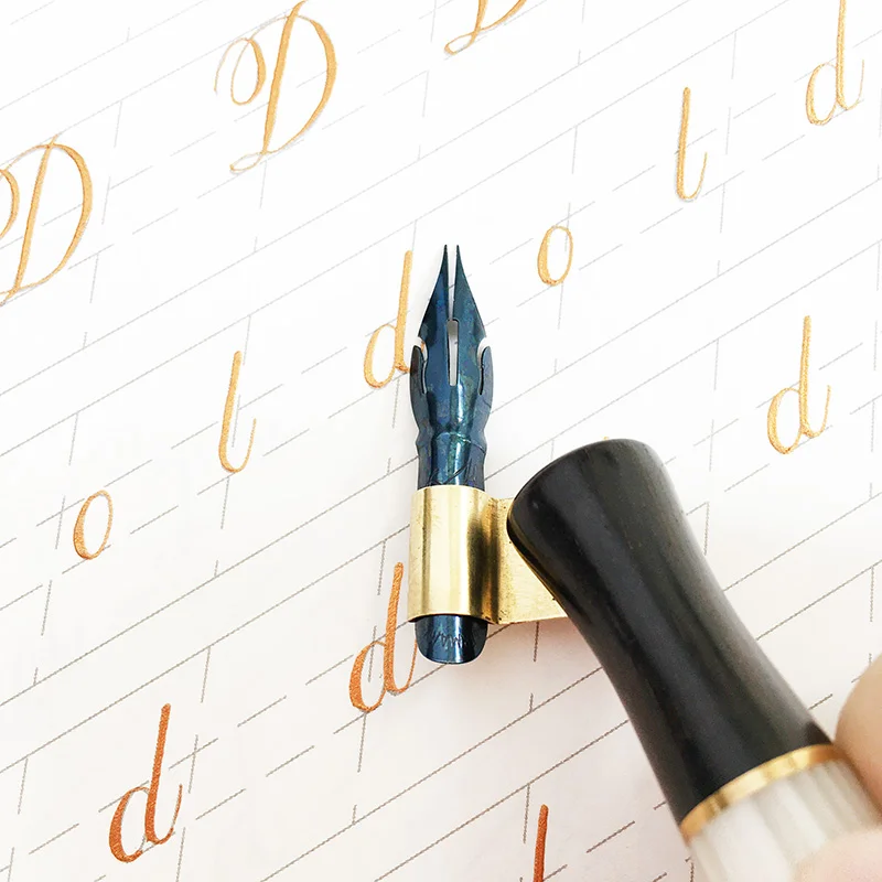 Pennini Calligrafia Brause Sténo - Confezione Da 3 Pezzi In Metallo Per Scrittura Corsiva - Foto 11