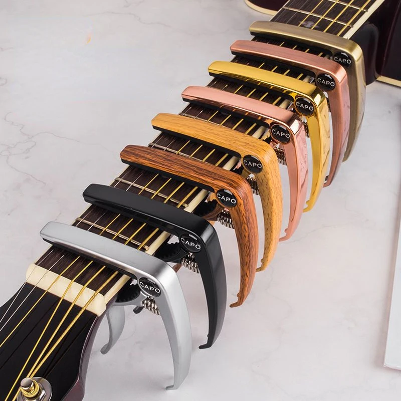 Upgraded zinc alloy folk guitar tuning clip can start the string nailer Bakelite classical ukulele bass guitar tuning clip