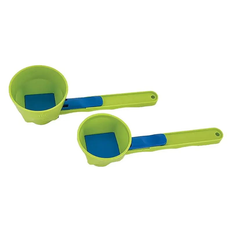 Measuring Spoon Funnel Sliding Design Coffee Scoop Funnel Water Bottle Powder Scoop Scooper Kitchen Baking Accessories