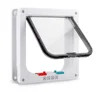 Pet free access door and cat hole for cats and small dogs to enter exit, installable on glass wooden iron doors and windows 6