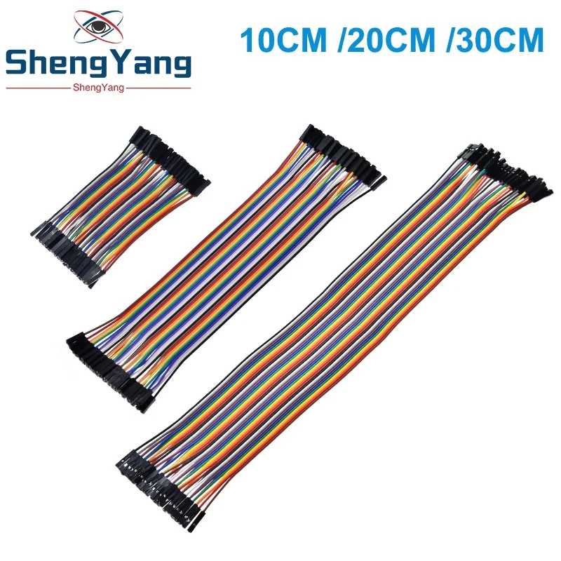Versatile 40-Pin Assorted Length Jumper Wire Set