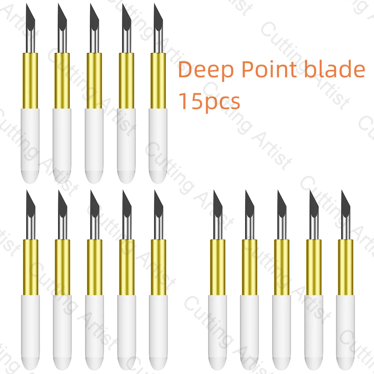 15 Pezzi Di Diametro. Lama A Punta Profonda Da 2Mm Per Cricut Maker 3 Explore 3 Air 2 Silhouette Cameo 4 Sharp Cutter