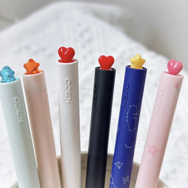 KACO Galaxy Gel Pens First Heart Star Series Rotating