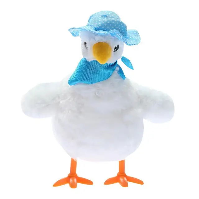 Egg Laying Hen Plush Toy Hen Chicken Plush Toy Funny Chicken Stuffed Toy Anti-Stress Gadget Funny Toy Kids Play Toy Doll 1