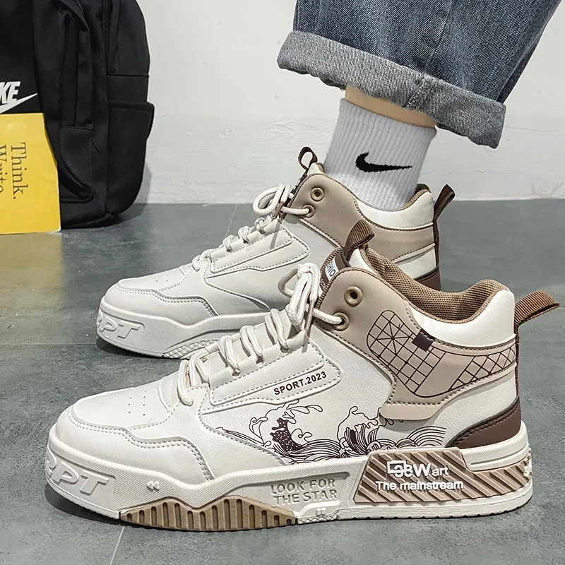 2025 New /Arrival Original Height Increasing White Sneakers High Top Casual Sports Shoes for Men and /Women 5