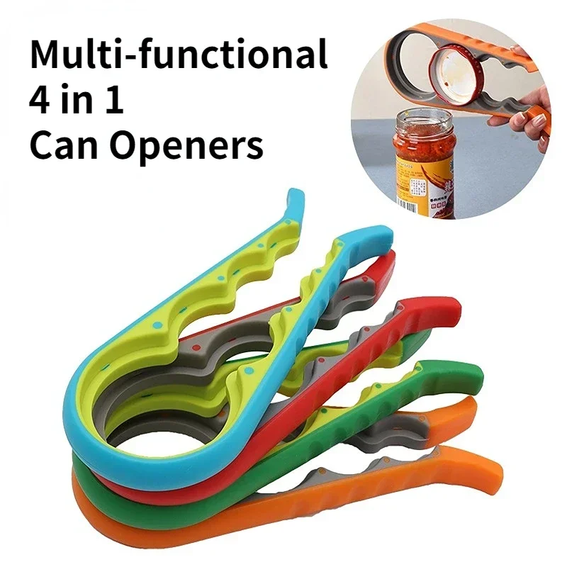 

Multi-functional Jar Openers Can Bottle Opener Beer Wine Bottle Lid Kitchen Accessories Poratble Outdoor Party Bar Tools