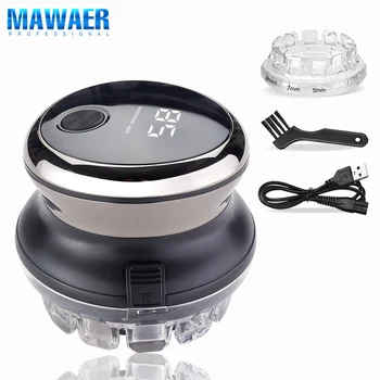 MAWAER UFO Tagliacapelli Trimmer per uomo kit di scelta rapida lavabile Tagliacapelli ricaricabile Kit di scelta rapida per taglio di capelli automatico per uomo 1