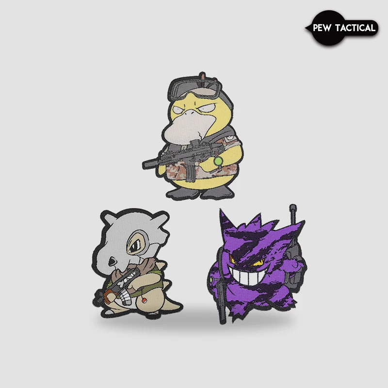 Lustiger Klettpatch Mit Taktischer Katze Und Pistole - Ideal Für Rucksäcke & Jacken