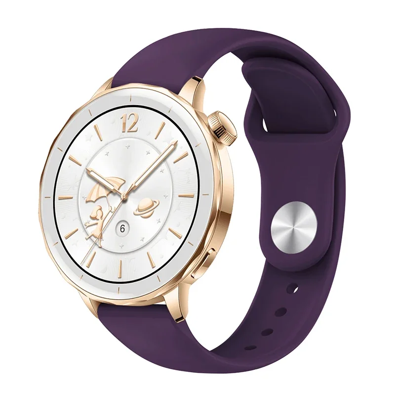 Women's Silicone Bracelet, Adjustable 18mm, 20mm, 22mm Strap - Elegant and Versatile Design