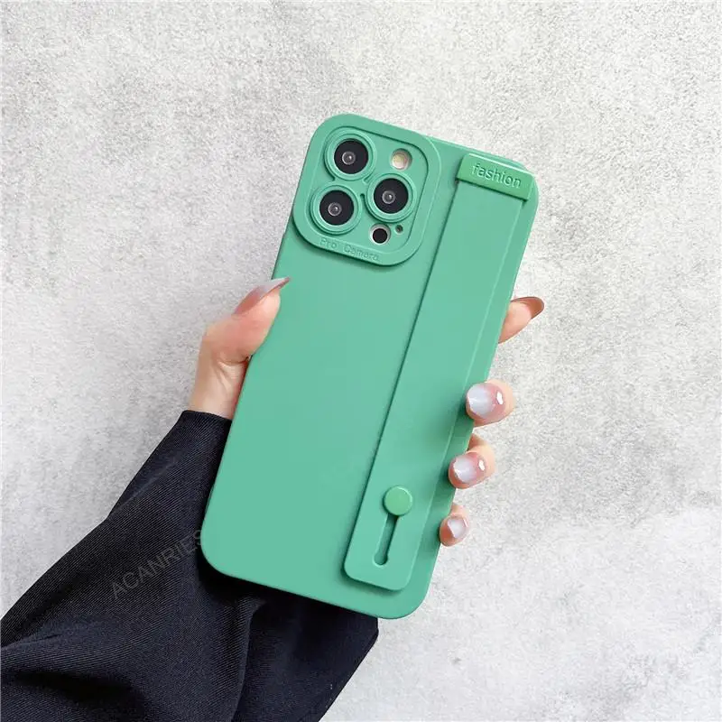 Silicone Hand Band Case with Wrist Strap and Stand Holder